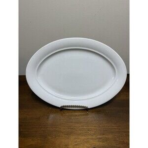 SCHONWALD Germany White Porcelain Oval Serving Plate Platter 913 Stamped 26